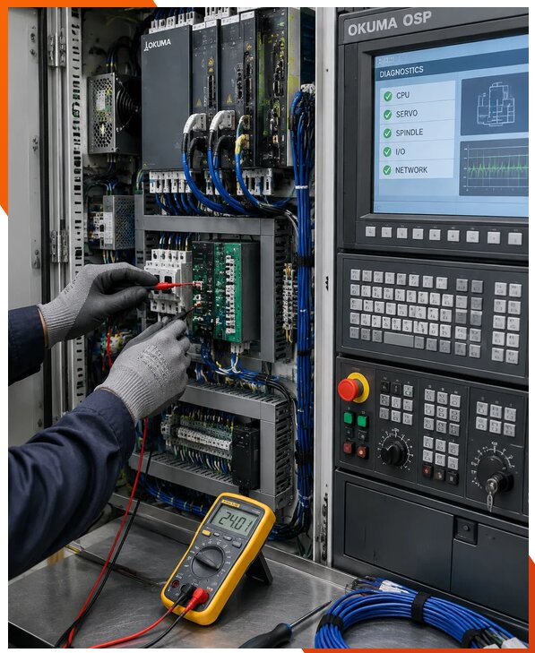 Ремонт систем ЧПУ Okuma OSP в Лабинске